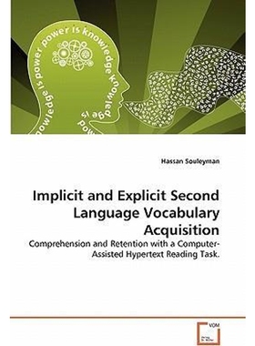 按需印刷Implicit and Explicit Second Language Vocabulary Acquisition[9783639293166]