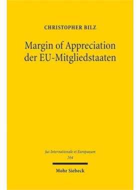 预订【德语】 Margin of Appreciation der EU-Mitgliedsta