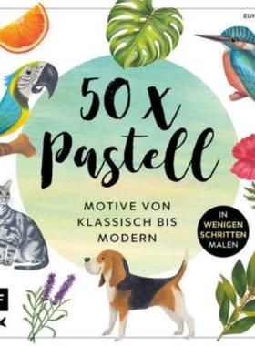 预订【德语】 50 x Pastell - Motive von klassisch bis modern:In wenigen Schritten malen