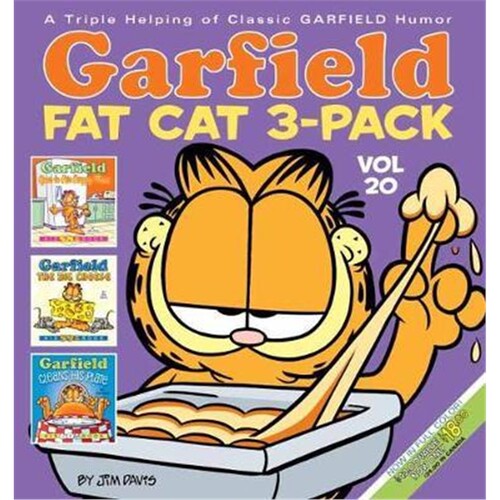 英文版 加菲猫 Garfield Fat Cat 3-Pack vol 20 英文原版 加菲猫漫画三合一合订本20 Jim Davis 【上海外文书店】