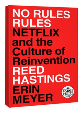 No Rules Rules (MR-EXP) 英文原版 不拘一格 网飞传奇 Netflix 无规则的规则 Reed Hastings Erin Meyer【上海外文书店】
