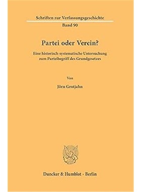 预订【德语】Partei oder Verein?