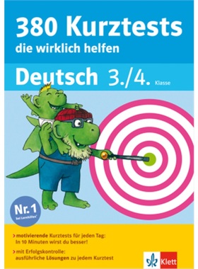 预订【德语】 Klett 380 Kurztests, die wirklich helfen[9783129491164]