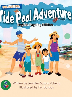 按需印刷不退不换Tide Pool Adventure (English-Tagalog Edition)[9781737280910]