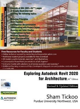 按需印刷不退不换Exploring Autodesk Revit 2020 for Architecture, 16th Edition[9781640570061]