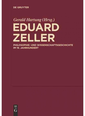 按需印刷DEG Eduard Zeller[9783110208573]