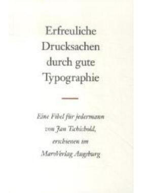 预订不退不换德语 Erfreuliche Drucksachen durch gute Typographie:Eine Fibel für jedermann