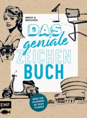 预订【德语】 Das geniale Zeichenbuch:Werde zum Zeichenprofi mit neuen Techniken für den extra Wo