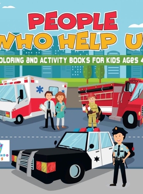 按需印刷不退不换People Who Help Us | Coloring and Activity Books for Kids Ages 4-8[9781645211457]