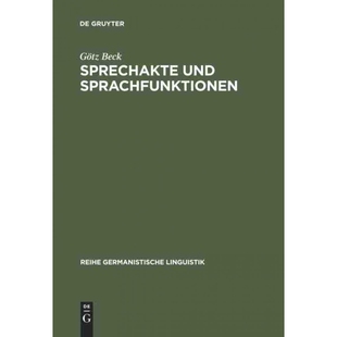 按需印刷不退不换DEG Sprechakte und Sprachfunktionen[9783484103832]
