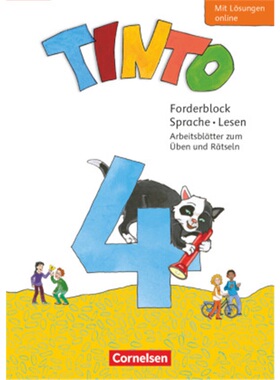 预订不退不换德语 Tinto Sprachlesebuch 2-4 - Neubearbeitung 2019 - 4. Schuljahr Forderbl[9783060844760]