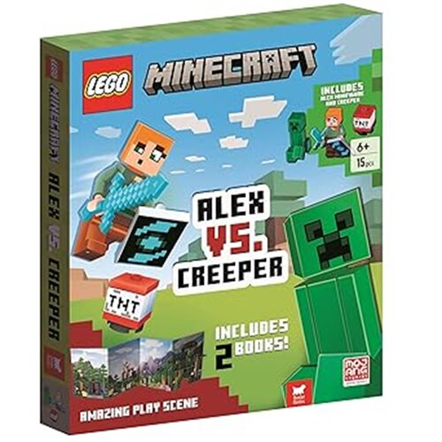 现货 乐高我的世界：亚历克斯对战苦力怕 LEGO Minecraft: Alex vs. Creeper 英文原版 上海外文 9781837250943