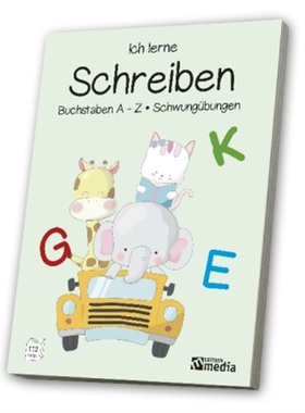 预订【德语】 Ich lerne Schreiben: Buchstaben A - Z, Schwungübungen[4019393986712]