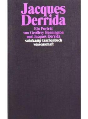 预订【德语】 Jacques Derrida. Par Geoffrey Bennington et Jacques Derrida: