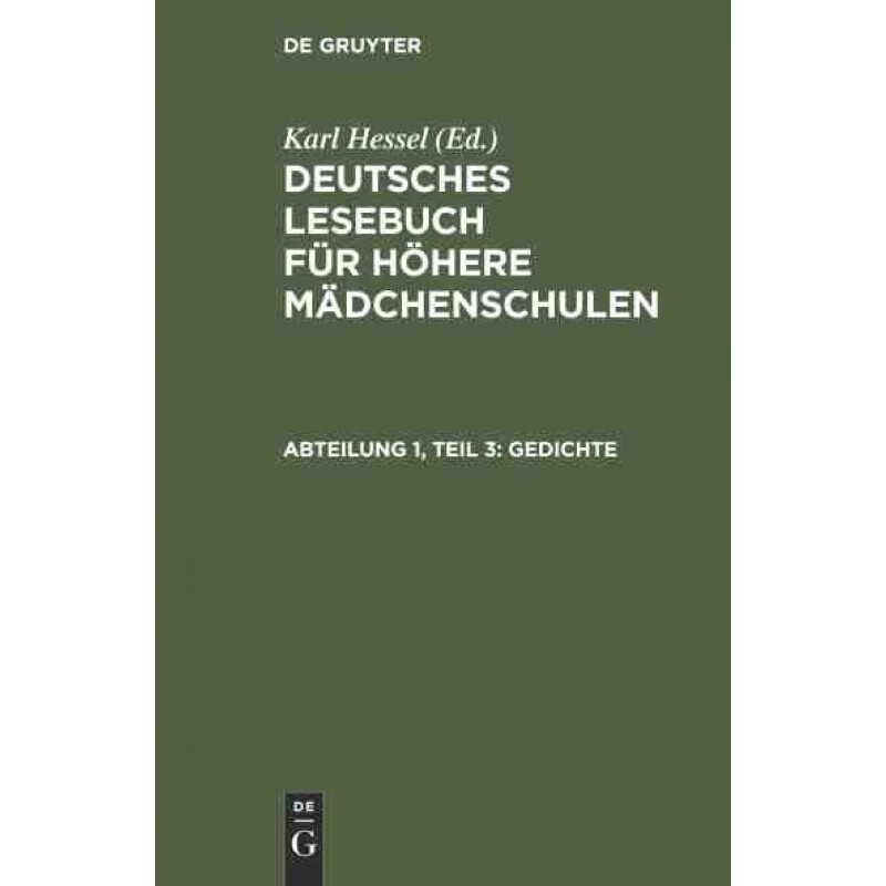 按需印刷不退不换DEG Gedichte[9783111059679]