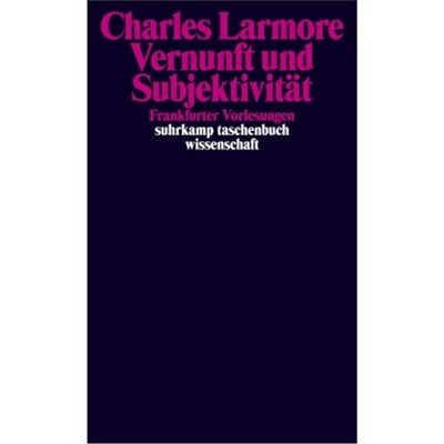 预订【德语】Vernunft und Subjektivität:Frankfurter Vorlesungen. Mit e. Vorw. v. Rainer Fors