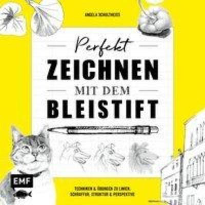 预订【德语】 Perfekt zeichnen mit dem Bleistift:Techniken & Übungen zu Linien, Schraffur, Strukt