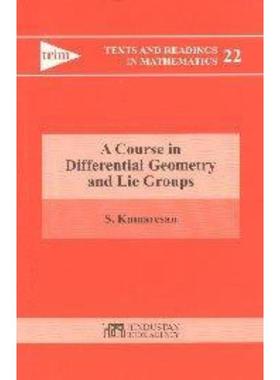 预订A Course in Differential Geometry and Lie Groups
