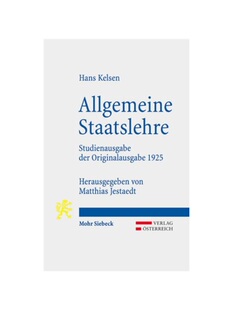 预订【德语】Allgemeine Staatslehre:Studienausgabe der Originalausgabe 1925