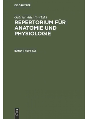 按需印刷不退不换DEG Repertorium für Anatomie und Physiologie. Band 1(Heft 1 2)[9783111075013]