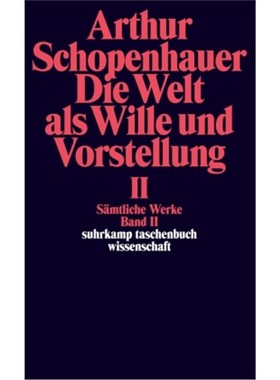 预订【德语】Sämtliche Werke. Bd.2:Die Welt als Wille und Vorstellung 2