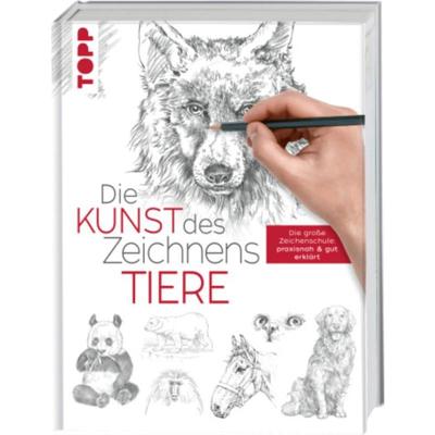 预订【德语】 Die Kunst des Zeichnens - Tiere:Die große Zeichenschule: praxisnah & gut erklärt