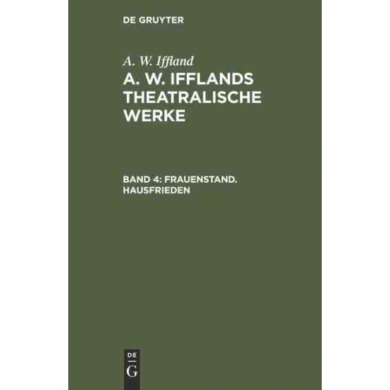 按需印刷DEG Frauenstand. Hausfrieden[9783111197173]