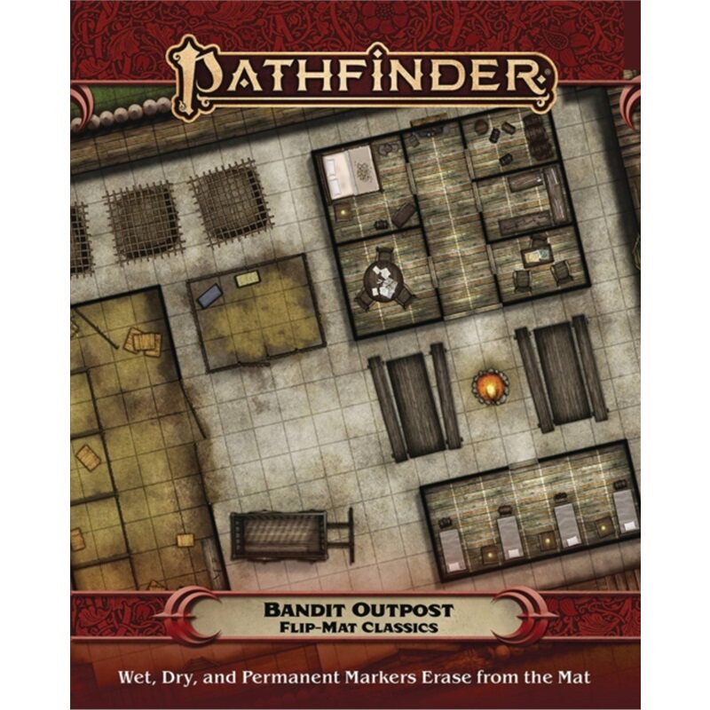 预订不退不换Pathfinder Flip-Mat Classics: Bandit Outpost[9781640782365]