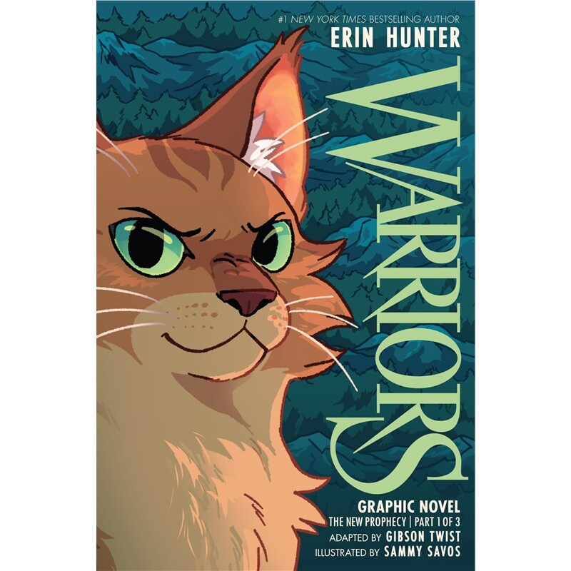 现货 猫武士图像小说：新预言第一册 猫武士图像小说 Warriors Graphic Novel: The New Prophecy, Part One of Three PB 英文原版
