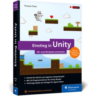 预订不退不换德语 Einstieg in Unity:Schritt für Schritt zum eigenen Computerspiel. Ideal fü