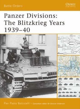 预订Panzer Divisions:The Blitzkrieg Years 1939-40