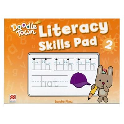 【外文书店】涂鸦小镇 麦克米伦幼儿英语教材 Doodle Town Level 2 Literacy Skills Pad 2级别学生平板书