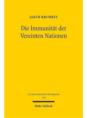 预订【德语】 Die Immunitat der Vereinten Nationen:Vera