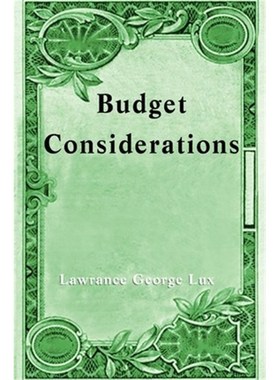 按需印刷Budget Considerations[9780595220960]