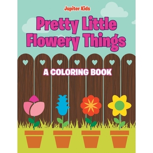 Things Coloring 按需印刷Pretty 9781682602720 Flowery Book Little