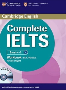 现货 Complete IELTS Bands 4-5 Workbook with Answers with Audio CD