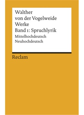 预订【德语】 Werke, Gesamtausgabe. Bd.1[9783150008195]