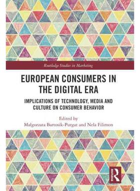 按需印刷不退不换TF European Consumers in the Digital Era[9781032204611]