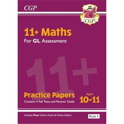 预订11+ GL Maths Practice Papers: Ages 10-11 - Pack 1 (with Parents' Guide & Online Edition)