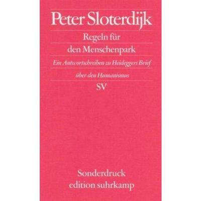 预订【德语】 Regeln für den Menschenpark:Ein Antwortschreiben zu Heideggers Brief über