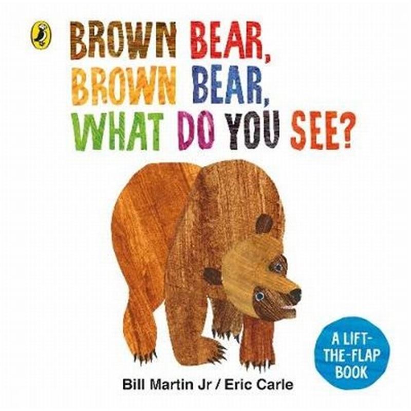 英文原版 棕熊 启蒙 廖彩杏 卡尔爷爷 0-3-6岁低糼启蒙 brown bear