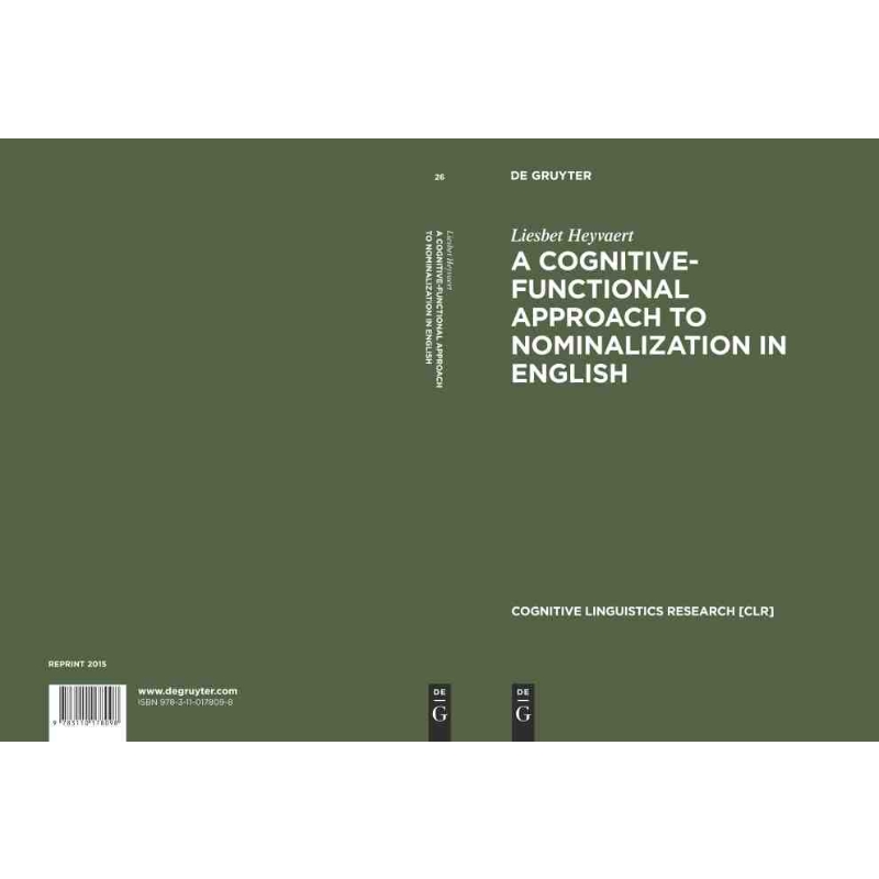 按需印刷DGYT A Cognitive Functional Approach to Nominalization in English[9783110178098]