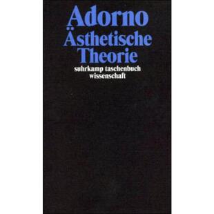 预订不退不换德语 Ästhetische Theorie: