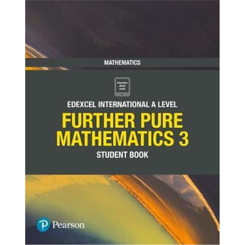 培生爱德思 Pearson Edexcel International A Level (IAL) Further Pure Mathematics 3 Student Book Maths 英文原版