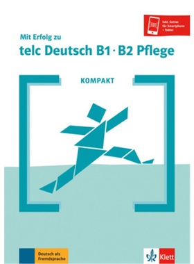 预订【德语】 Mit Erfolg zu telc Deutsch Pflege B1-B2 KOMPAKT[9783126751964]