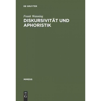 按需印刷DEG Diskursivit?t und Aphoristik[9783484550063]