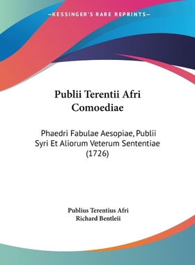 按需印刷Publii Terentii Afri Comoediae[9781104458638]