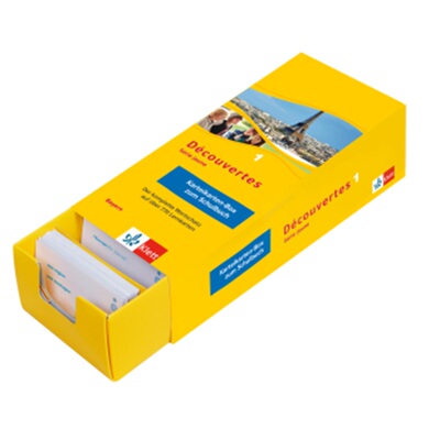预订【德语】 Découvertes 1 Bayern (ab 2017) - Vokabel-Lernbox zum Schulbuch 1. Lern[9783129240557]