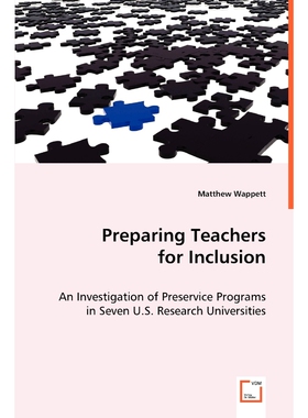 按需印刷不退不换Preparing Teachers for Inclusion[9783639049855]