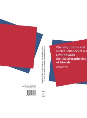 按需印刷DGYT Groundwork for the Metaphysics of Morals[9783110177077]